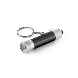 RE-LERGAN. Porte-clés en aluminium (92 % recyclé) avec lampe de poche LED à 3 lumières 2