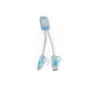 BERNERS. Câble USB 6-en-1 ultra-rapide en PET recyclé (100 % rPET) 3