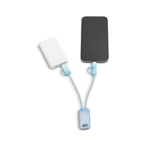 BERNERS. Câble USB 6-en-1 ultra-rapide en PET recyclé (100 % rPET) 5