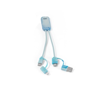 BERNERS. Câble USB 6-en-1 ultra-rapide en PET recyclé (100 % rPET) 2