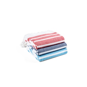 SARDENHA. Serviette de plage en coton (70% recyclé) et polyester (30% recyclé) (180 g/m²) 7
