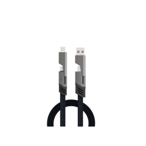 Câble universel 4 en 1 'Orlando', 1m, gris anthracite 6