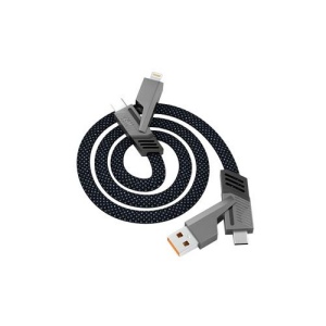 Câble universel 4 en 1 'Orlando', 1m, gris anthracite 7