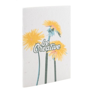 CreaNote Plus A6 Seed carnet de notes personnalisé en papier ensemencé