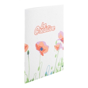 CreaNote Plus A5 Seed carnet de notes personnalisé en papier ensemencé