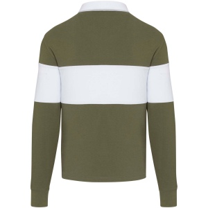 Sweatshirt de rugbyen coton organique Clyde unisexe 18