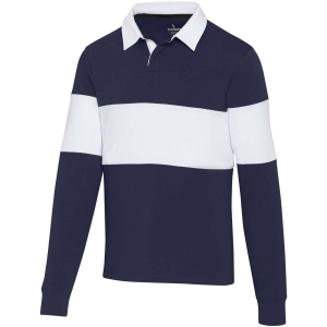 Sweatshirt de rugbyen coton organique Clyde unisexe 7