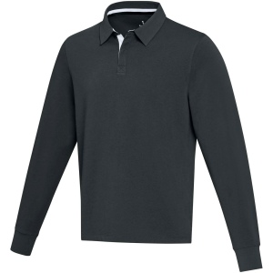 Sweatshirt de rugbyen coton organique Clyde unisexe 2