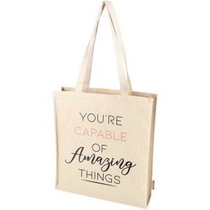 Sac shopping à soufflets Florida certifié GRS 270 g/m² 14L 18