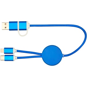 Câble 5 en 1 Alasia en aluminium et plastique recyclés de 30 cm pour la synchronisation des données et la charge rapide de 27 W 16