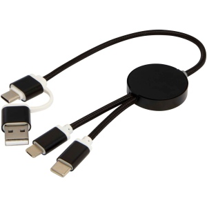 Câble 5 en 1 Alasia en aluminium et plastique recyclés de 30 cm pour la synchronisation des données et la charge rapide de 27 W 22