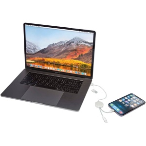 Câble 5 en 1 Alasia en aluminium et plastique recyclés de 30 cm pour la synchronisation des données et la charge rapide de 27 W 29