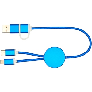 Câble 5 en 1 Alasia en aluminium et plastique recyclés de 30 cm pour la synchronisation des données et la charge rapide de 27 W 8