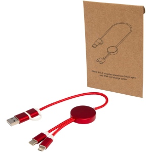 Câble 5 en 1 Alasia en aluminium et plastique recyclés de 30 cm pour la synchronisation des données et la charge rapide de 27 W 3