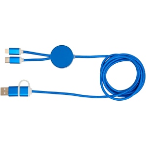 Câble 5 en 1 Alasia en aluminium et plastique recyclés de 150 cm pour la synchronisation des données et la charge rapide de 27 W 16