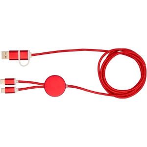Câble 5 en 1 Alasia en aluminium et plastique recyclés de 150 cm pour la synchronisation des données et la charge rapide de 27 W 7