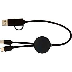 Câble 5 en 1 Citala en plastique recyclé de 30 cm pour la synchronisation des données et la charge rapide de 27 W 7