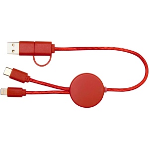 Câble 5 en 1 Citala en plastique recyclé de 30 cm pour la synchronisation des données et la charge rapide de 27 W 18