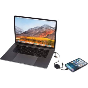 Câble 5 en 1 Citala en plastique recyclé de 30 cm pour la synchronisation des données et la charge rapide de 27 W 32