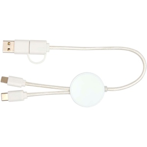 Câble 5 en 1 Citala en plastique recyclé de 30 cm pour la synchronisation des données et la charge rapide de 27 W 11
