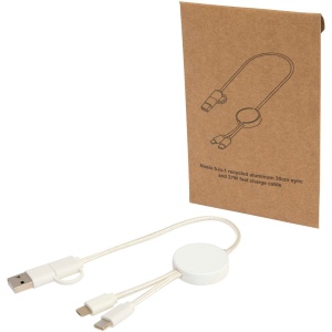 Câble 5 en 1 Citala en plastique recyclé de 30 cm pour la synchronisation des données et la charge rapide de 27 W 6