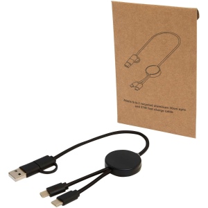 Câble 5 en 1 Citala en plastique recyclé de 30 cm pour la synchronisation des données et la charge rapide de 27 W 2