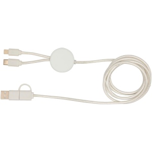 Câble 5 en 1 Citala en plastique recyclé de 150 cm pour la synchronisation des données et la charge rapide de 27 W 9