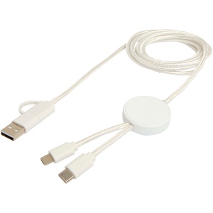 Câble 5 en 1 Citala en plastique recyclé de 150 cm pour la synchronisation des données et la charge rapide de 27 W 11