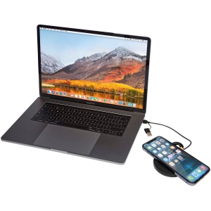 Tapis de charge sans fil Freal de 15 W en plastique recyclé 14