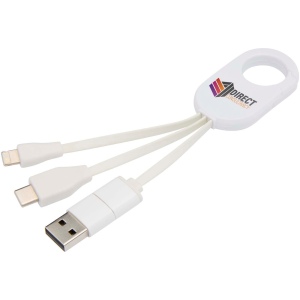 Câble de charge 4 en 1 Troop en plastique recyclé 4