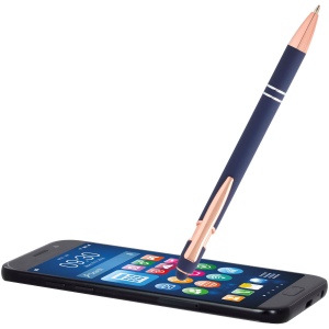 Stylo bille Nanna avec finition or rose (encre bleue) 29