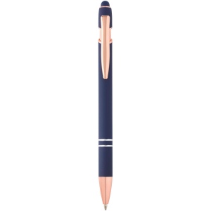 Stylo bille Nanna avec finition or rose (encre bleue) 5