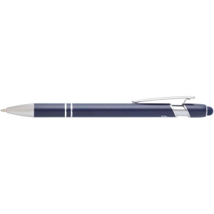 Stylo bille Kish avec finition argentée (encre bleue) 6