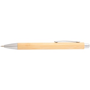 Set stylo bille et porte-mine Oblys en bambou (encre noire) 3