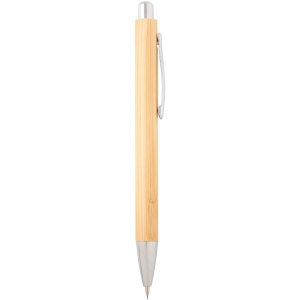 Set stylo bille et porte-mine Oblys en bambou (encre noire) 6
