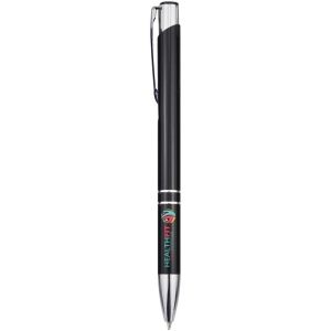 Stylo bille en aluminium recyclé Moneta (encre bleue) 22