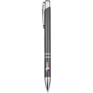 Stylo bille en aluminium recyclé Moneta (encre bleue) 23