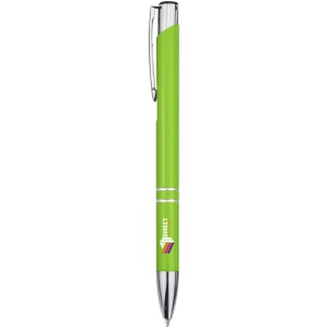 Stylo bille en aluminium recyclé Moneta (encre bleue) 24