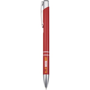 Stylo bille en aluminium recyclé Moneta (encre bleue) 27