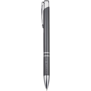 Stylo bille en aluminium recyclé Moneta (encre bleue) 13