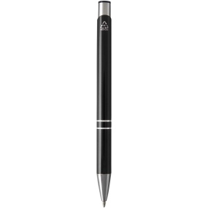 Stylo bille en aluminium recyclé Moneta (encre bleue) 32