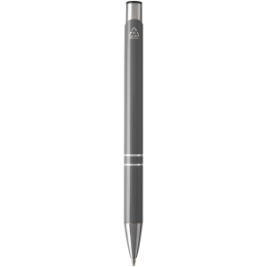 Stylo bille en aluminium recyclé Moneta (encre bleue) 33