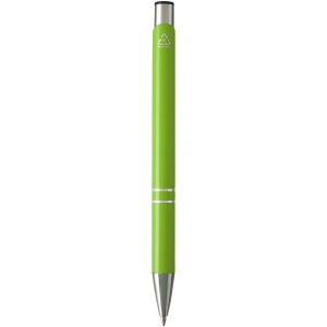 Stylo bille en aluminium recyclé Moneta (encre bleue) 34