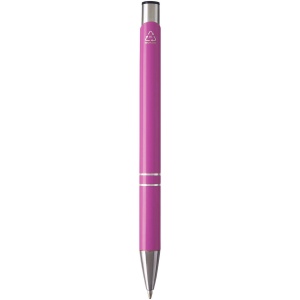 Stylo bille en aluminium recyclé Moneta (encre bleue) 35