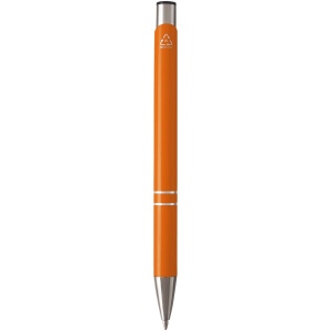Stylo bille en aluminium recyclé Moneta (encre bleue) 36