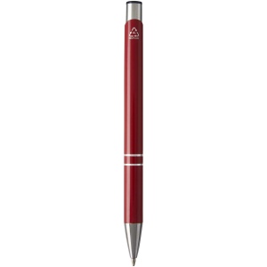 Stylo bille en aluminium recyclé Moneta (encre bleue) 37