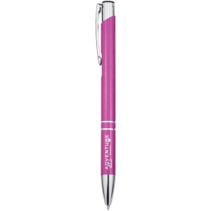 Stylo bille en aluminium recyclé Moneta (encre bleue) 15