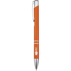 Stylo bille en aluminium recyclé Moneta (encre bleue) 16