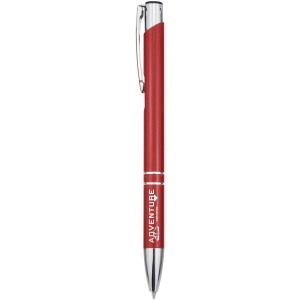 Stylo bille en aluminium recyclé Moneta (encre bleue) 17