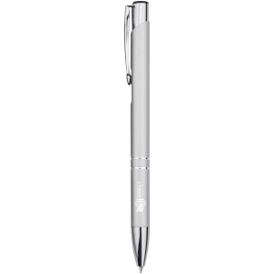 Stylo bille en aluminium recyclé Moneta (encre bleue) 19